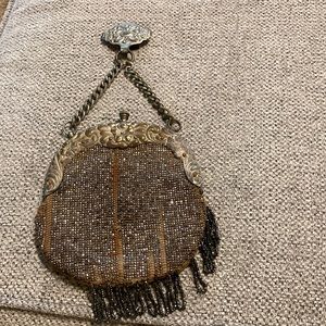 Antique small purse with hanging hook